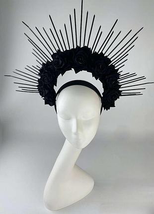 Обруч карнавальний romana чорний