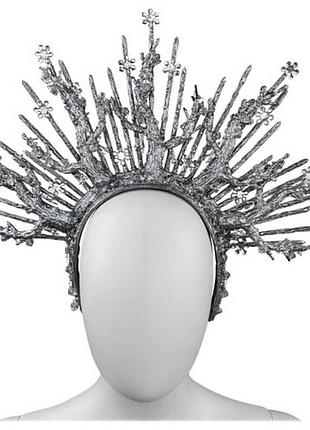 Обруч silver wood new