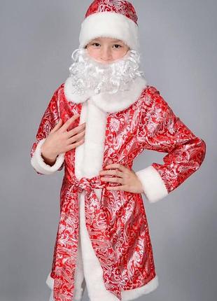 Детский костюм санты/св.николая/д.мороза/морозко размер 30, 32, 34, 36, 38