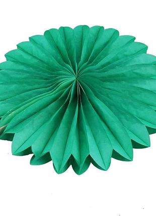 Веерный круг (тишью) 40см (малахитовый 0016)