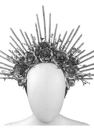 Обруч сріблястий адель