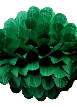 Бумажный шар цветок 20см (малахитовый 0016)