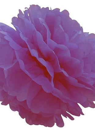 Декор бумажный помпоны 30см (фиалковый 0004)