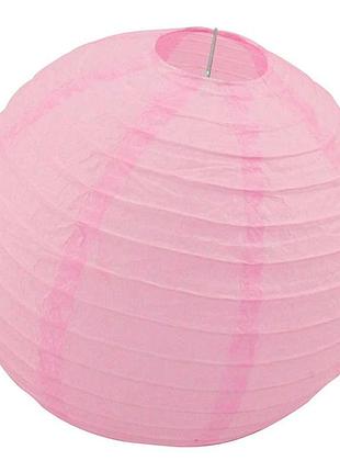 Декор підвісний куля (25см) рожева