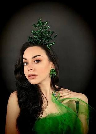 Обруч новорічний ялинка