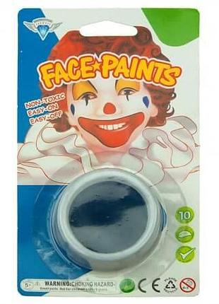 Грим синий карнавальный