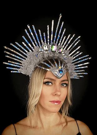 Обруч gala queen сріблястий