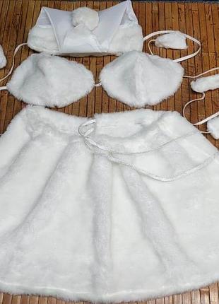 Костюм 46-48 еротичний ігровий санти, ельфійки 3 предмети. хутро. атлас