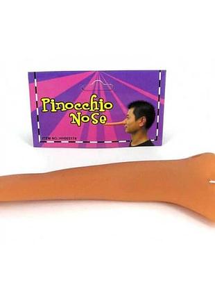 Нос буратино, пиноккио резиновый мягкий карнавальный на резинке