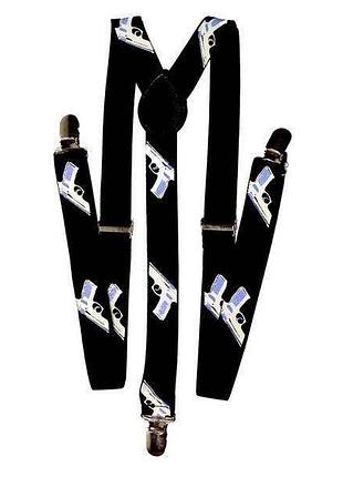 Подтяжки для брюк с пистолетами