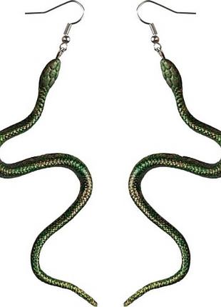 Сережки зелені медуза горгона