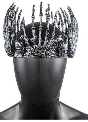 Корона король олаф серебристая