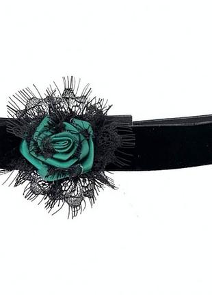 Чокер lady emerald на оксамитовій стрічці