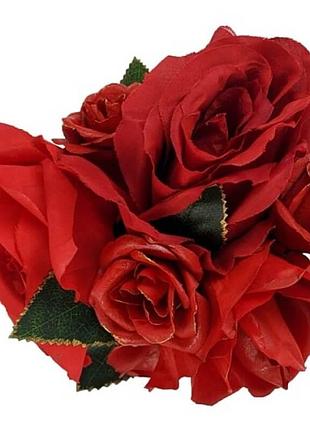 Брошка - заколка червона santa catarina