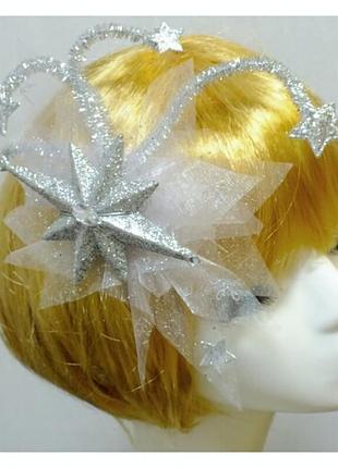 Брошка новорічна зіркопад із заколкою