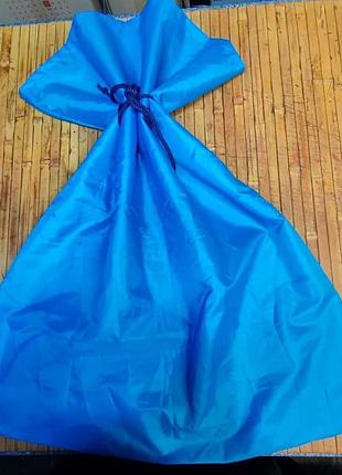 Мешок 73*62 см святого николая, деда мороза глубоко синий. плащевка.