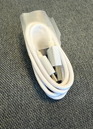 Кабель білий usb - type c 100 см, і чорний 50 см