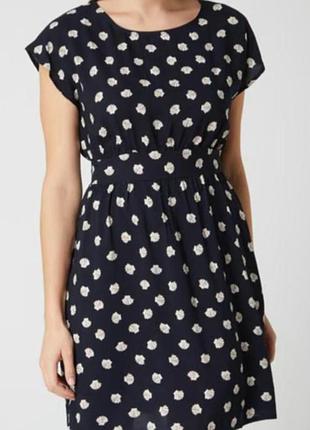 Летнее платье из вискозы принт ракушки apricot l-xl/12-14 размер