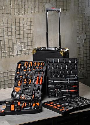 Набір інструментів 408 шт у валізі з тріскачкою(50 - 00)