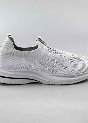 Кроссовки мужские сетка 591604 серые