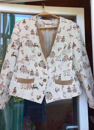 Жакет льняной австрийский