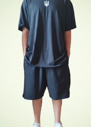 Спортивний костюм чорного кольору (3хл-5хл)