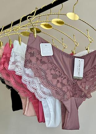 Трусики-бразиліани жіночі pink intimo s/m l/xl