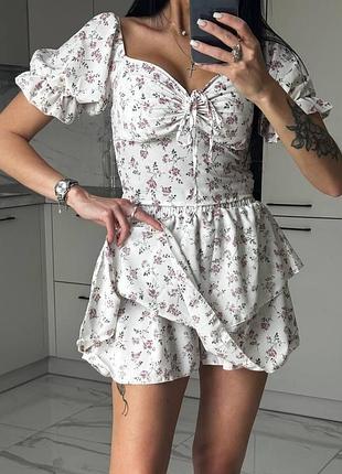 Костюм топ и юбка шорты 🥰