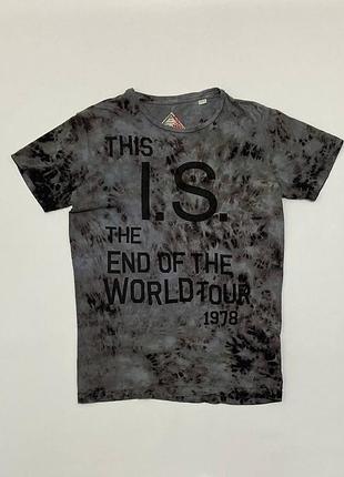 Футболка diesel tie-dye this is the end of the world tour 1978