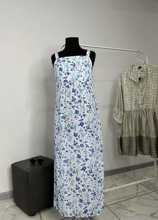 # розвантажуюсь сарафан макси вискозный в цветочный принт 38 р. next