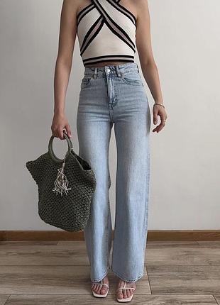 Джинси wide leg xs 💜