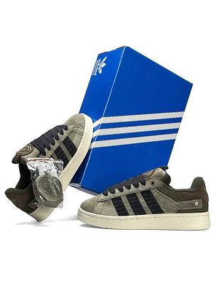 Женские кроссовки adidas originals campus 00s olive black