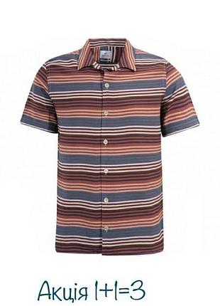 Віскозна сорочка теніска ps paul smith casual fit у смужку