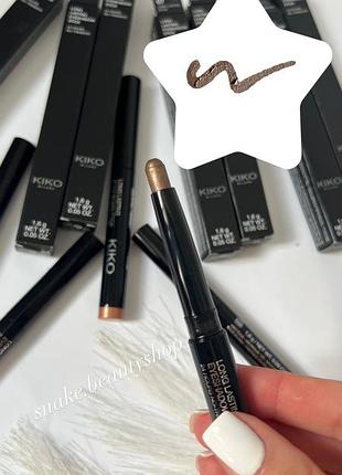 Тіні kiko milano long lasting stick eyeshadow 05 golden brown тіні кіко мілано