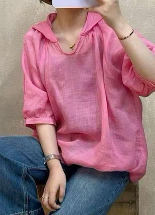 Блуза льон полегшений