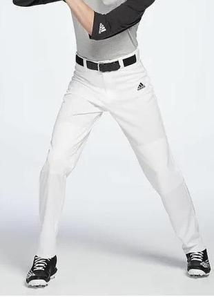 Чоловічі бейсбольні штани adidas з потрійною смужкою та відкритим низом