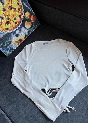 Лонгслів в рубчик