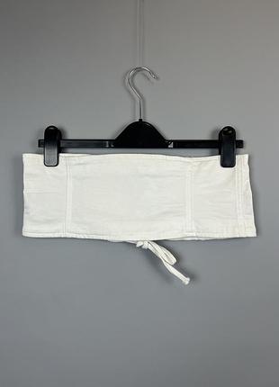 New look джинсовий топ бандо