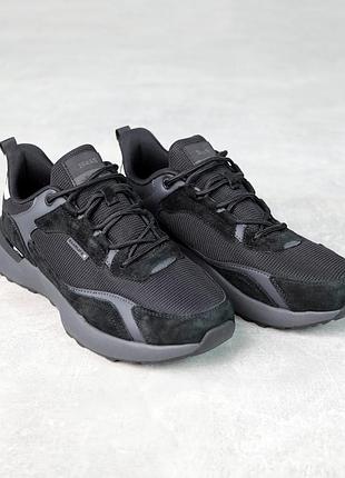 Кроссовки мужские замшевые 591338 черные