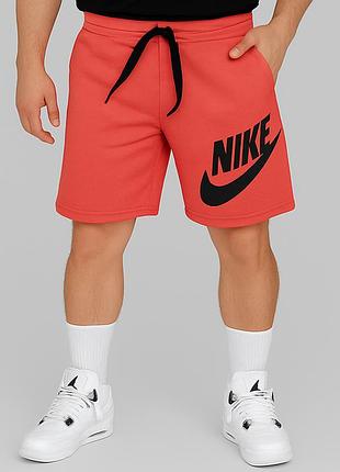 Nike розовые шорты микрофлис