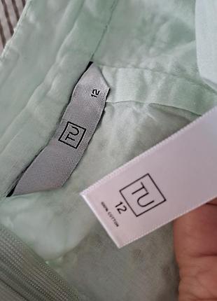 💯котон прошва юбка миди карандаш хлопковое кружево2 фото