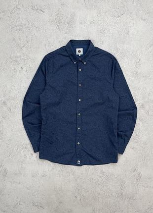 Синя сорочка з візерунком