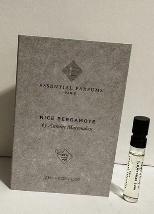 ♥️essential parfums nice bergamote, пробник, оригинал