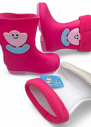 Детские резиновые сапоги для девочки bbt kids 25-30р
