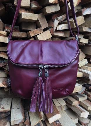 Сумка жіноча шкіряна