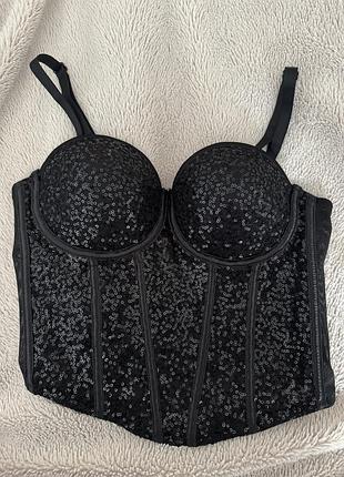 Корсет з паєтками