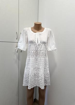 Белая рубашка длинная / белое платье легкое  / белая рубашка сарафан / белый сарафан платье пляжное