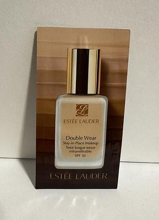 ♥️ тональний крем Estee lauder double wear 1w0 stay-in-place makeup spf 10, оригінал