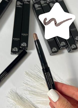 Тіні kiko milano long lasting stick eyeshadow 15 golden taupe тіні кіко мілано