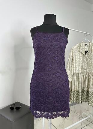 #розвантажуюсь кружевное мини платье m fransa